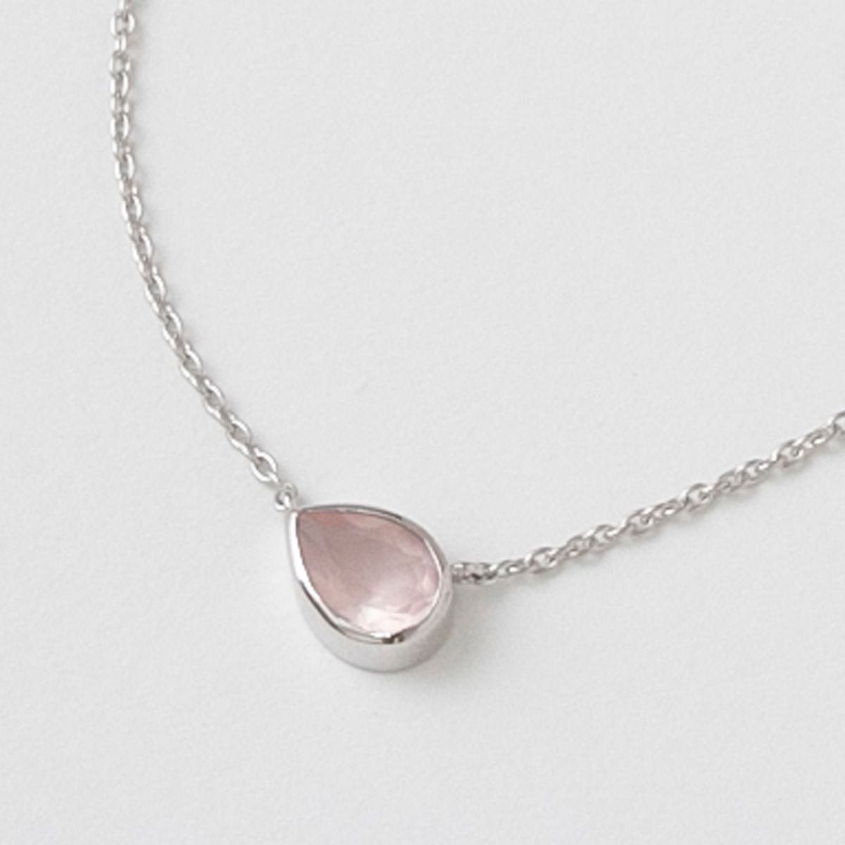 cotori./天然石ネックレス ローズクォーツ